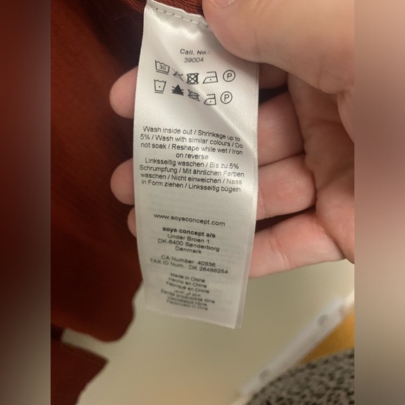 Soyaconcept Rust Brown cardigan sweater - Picture 6 of 6